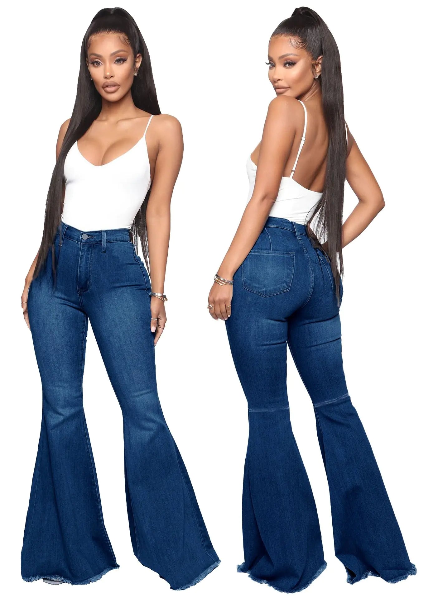 High Waist Slim Fit Fashionable All-Match Pants