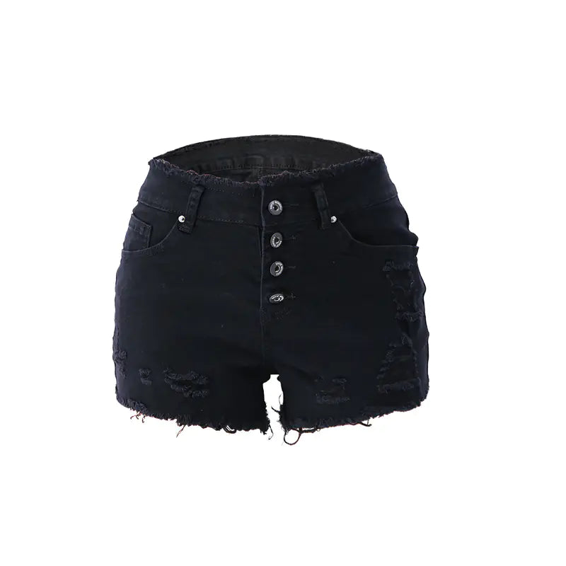 Fringe Women's Jeans with Buttons