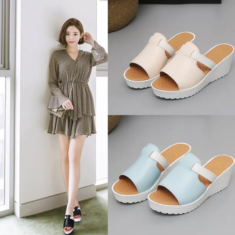 Wedge Heels and Slippers Collection