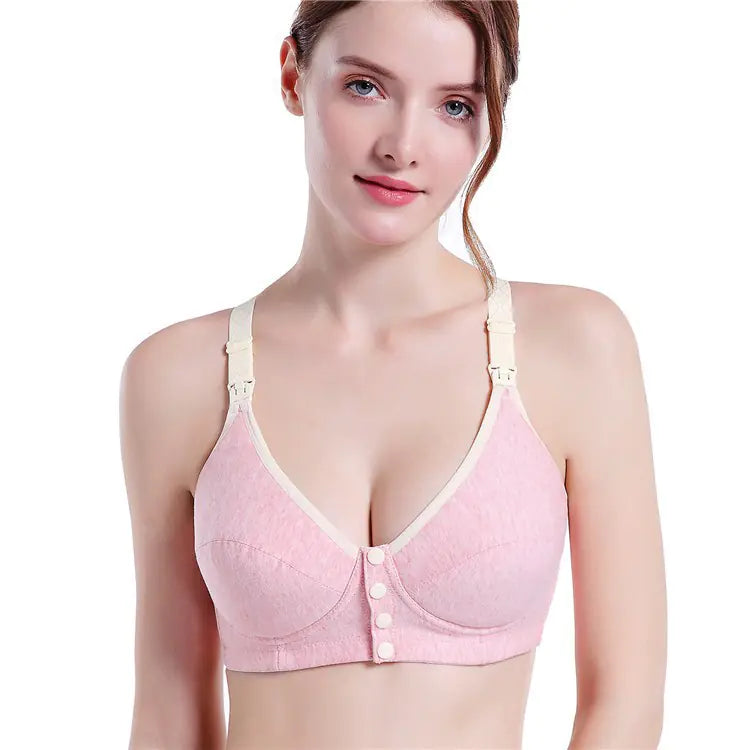 Front Opening Nursing Bra with Cotton Molded Cups