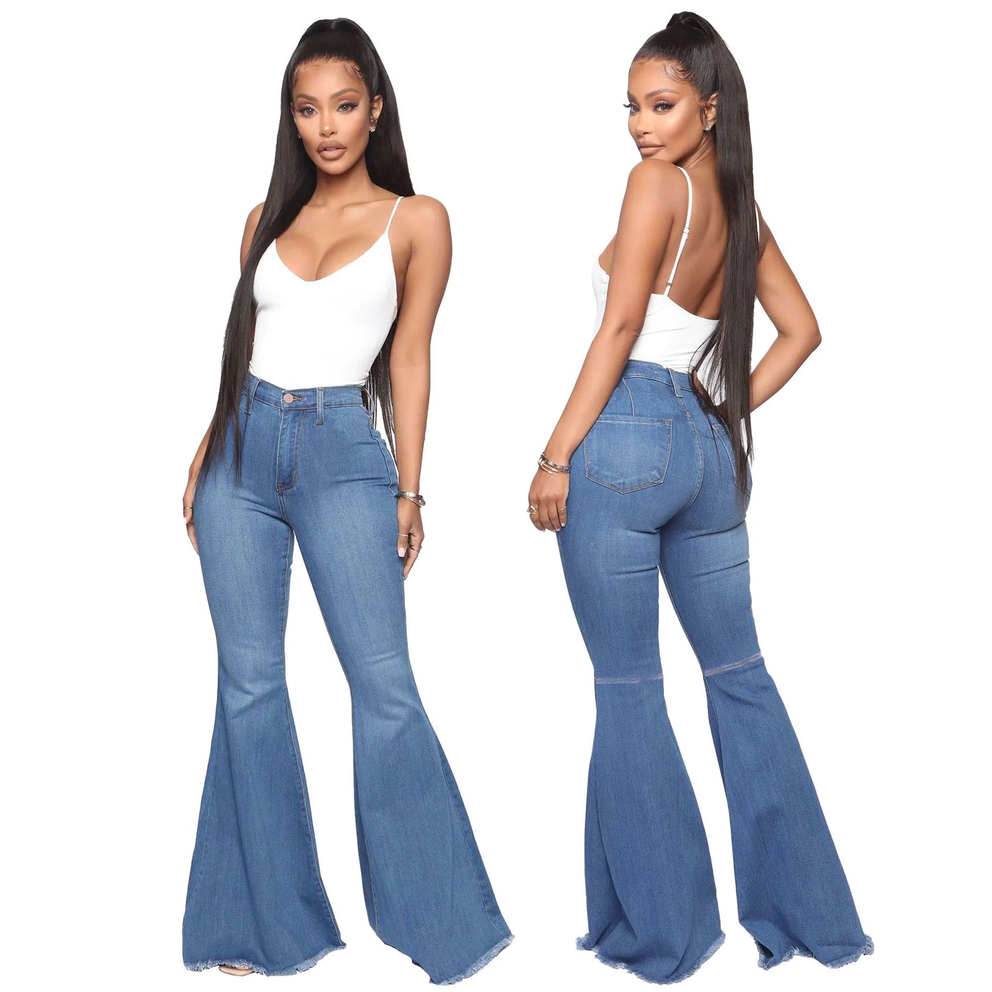 High Waist Slim Fit Fashionable All-Match Pants