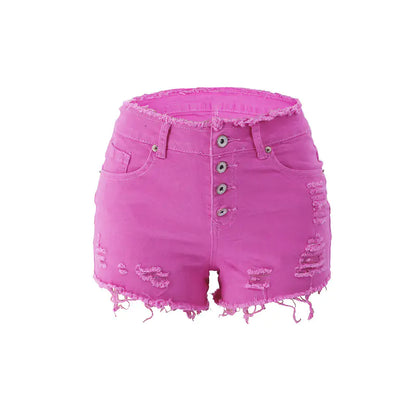 Fringe Women's Jeans with Buttons