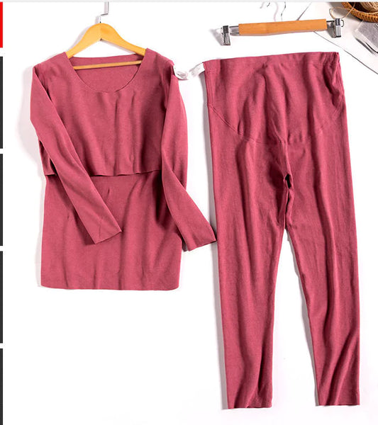 YENS BRA Women's Nursing Pyjamas Set