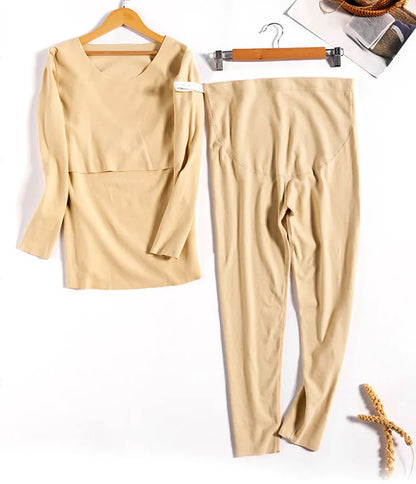 YENS BRA Women's Nursing Pyjamas Set