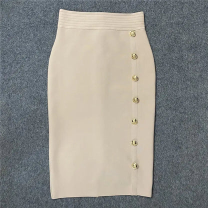 Slim Fit Bandage All-Match Hip Skirt