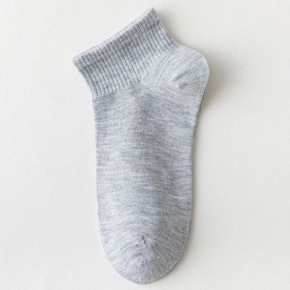 Thin Polyester Cotton Boat Socks for Ladies