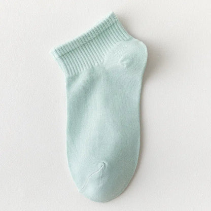 Thin Polyester Cotton Boat Socks for Ladies