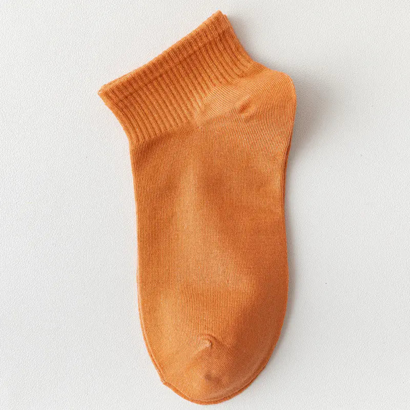 Thin Polyester Cotton Boat Socks for Ladies