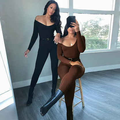 2023 Fashion Long Sleeve Bodysuit for Women