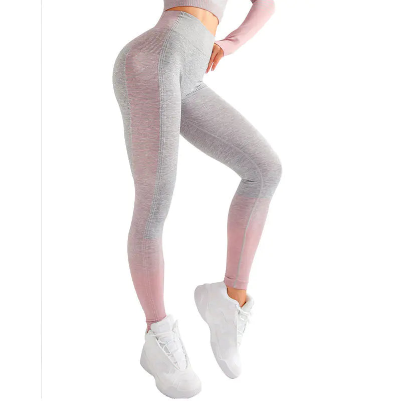 New Women's Yoga Top - Breathable Long Sleeve Fitness Set