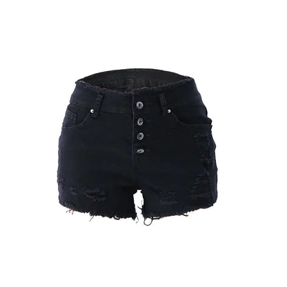 Fringe Women's Jeans with Buttons