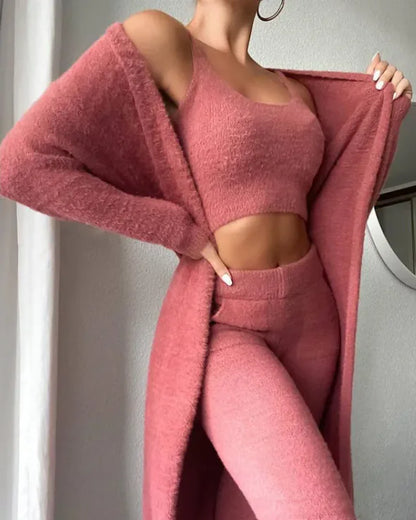 Women's 3-Piece Cozy Winter Lounge Set