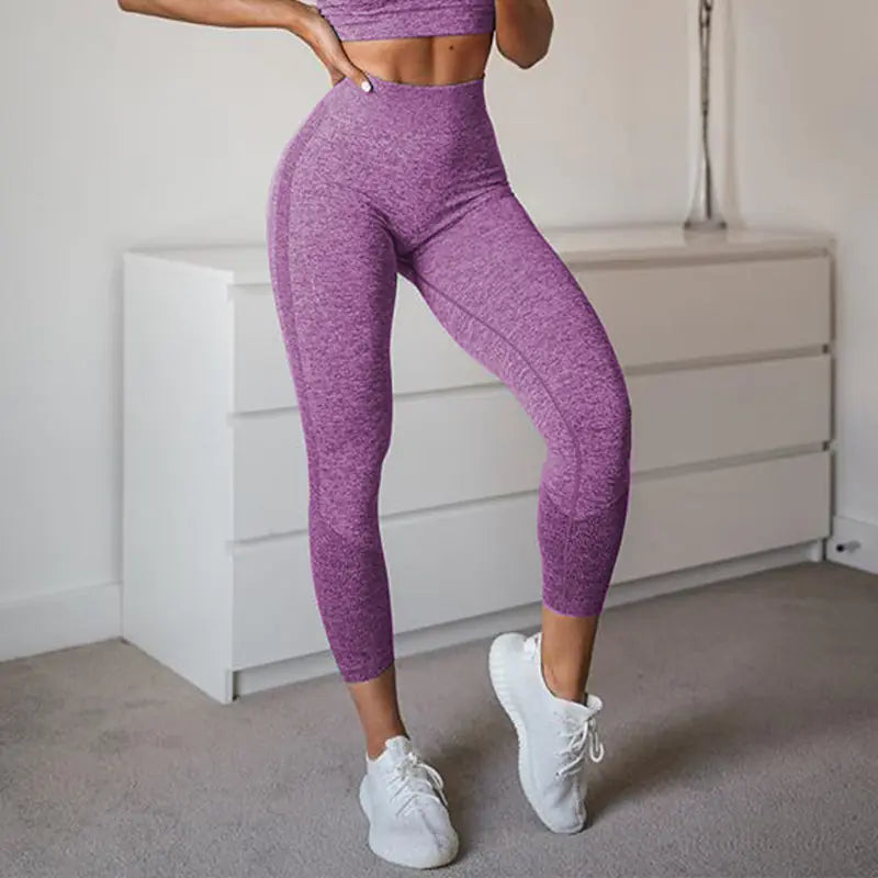 Seamless Long Sleeve Yoga Set for Fitness (New Arrival)