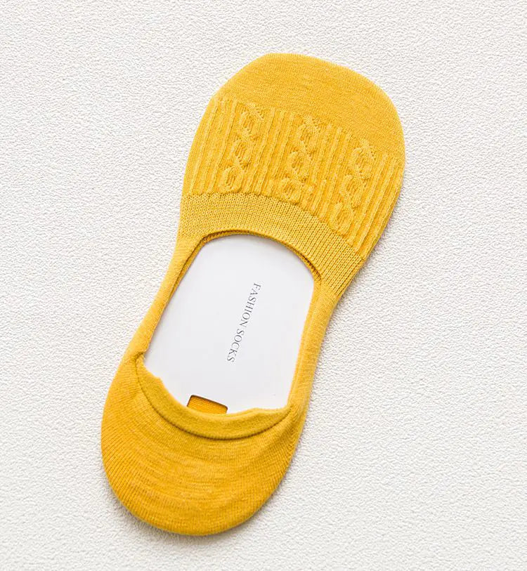 Ladies Non-Slip Invisible Silicone Shallow Mouth Socks