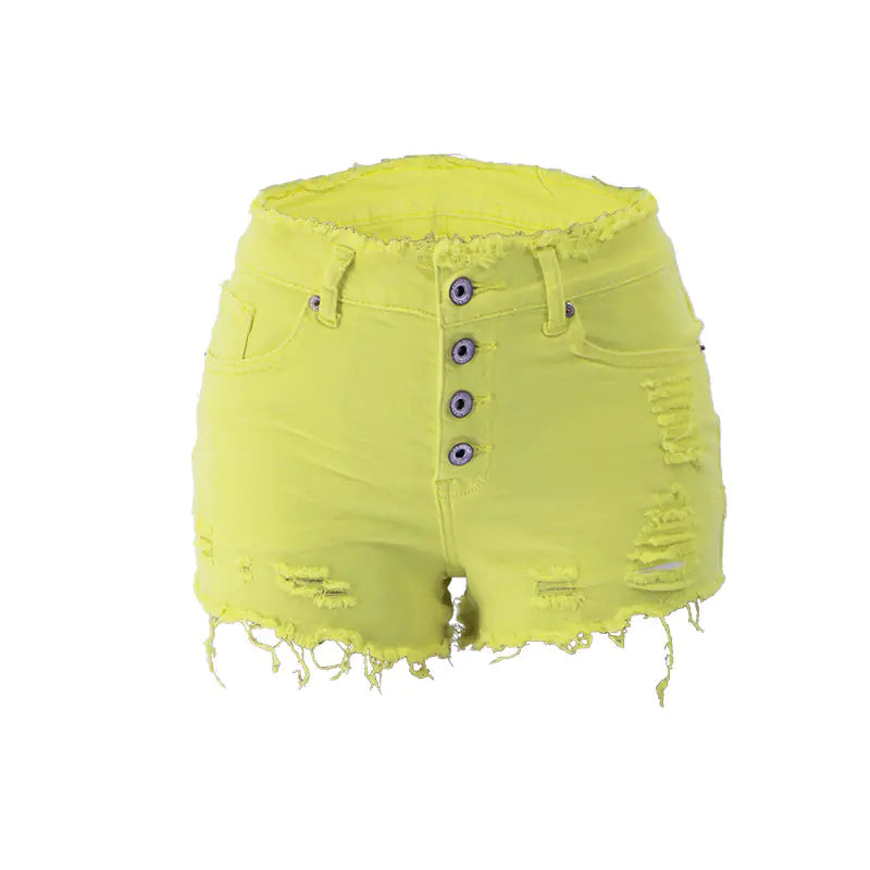 Fringe Women's Jeans with Buttons