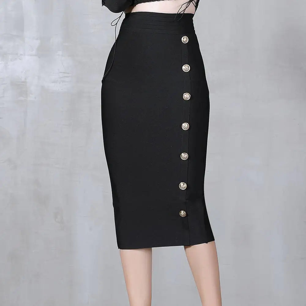 Slim Fit Bandage All-Match Hip Skirt