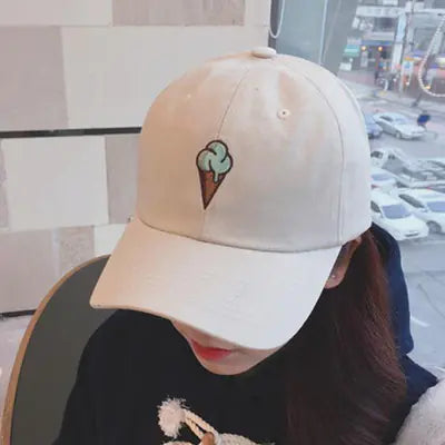 Ice Cream Hat, Baseball Cap, Duckbill Cap