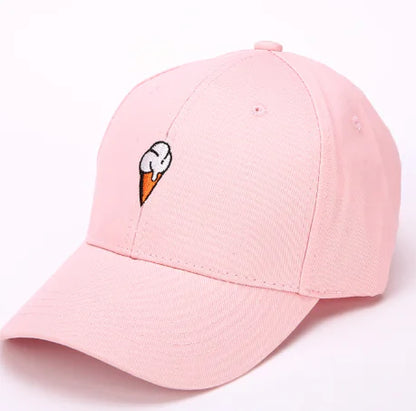 Ice Cream Hat, Baseball Cap, Duckbill Cap
