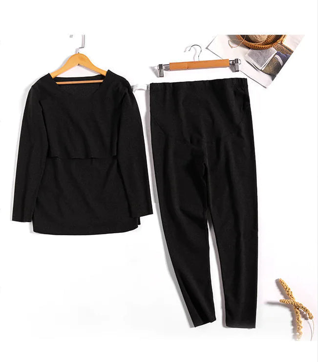 YENS BRA Women's Nursing Pyjamas Set