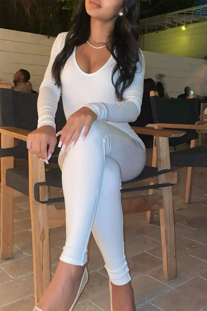 2023 Fashion Long Sleeve Bodysuit for Women