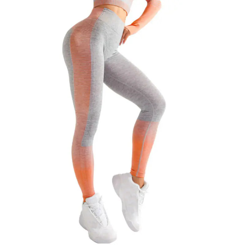 New Women's Yoga Top - Breathable Long Sleeve Fitness Set